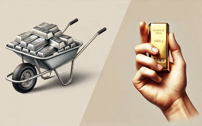 Gold – für viele das handlichere Silber